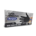 image LUVA VINIFLEX SEM PO PRETA GRANDE BOMPACK 100UN
