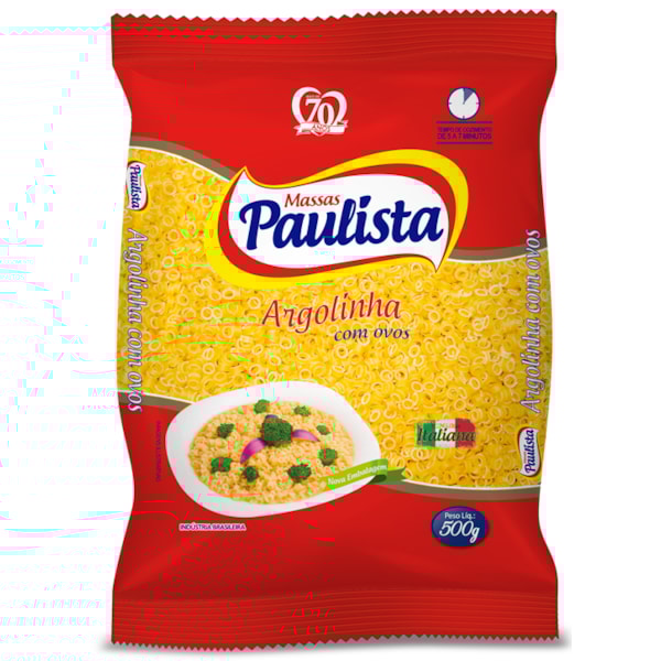 image Macarrão Argolinha Ovos Paulista 500G