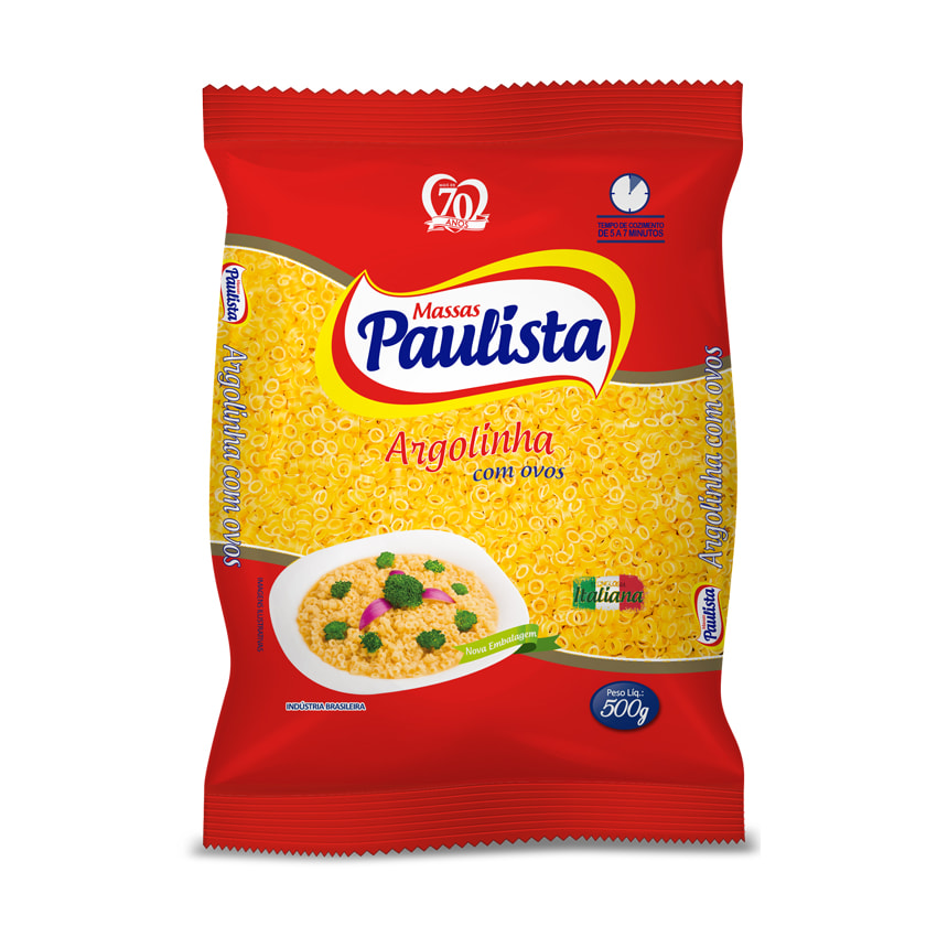 image Macarrão Argolinha Ovos Paulista 500G
