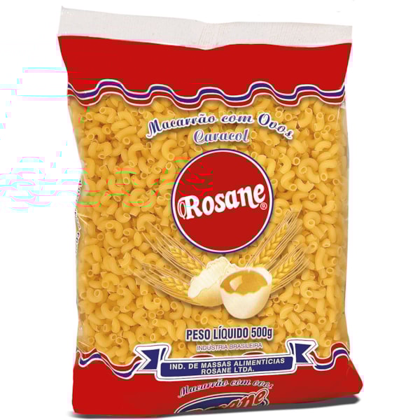 image Macarrão Caracol Ovos Rosane 500G