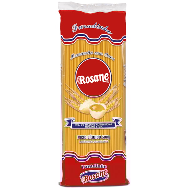 image Macarrão Espaguete Furadinho Ovos Rosane 500G