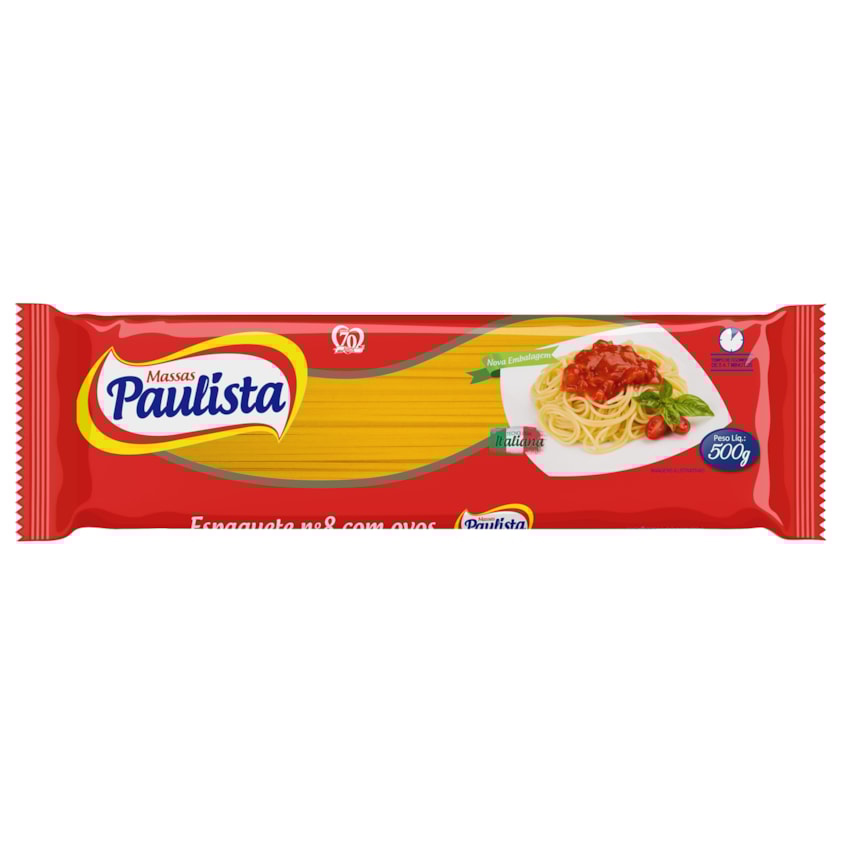image MACARRAO ESPAGUETE OVOS PAULISTA 500G