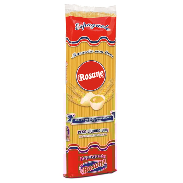 image Macarrão Espaguete Ovos Rosane 500G