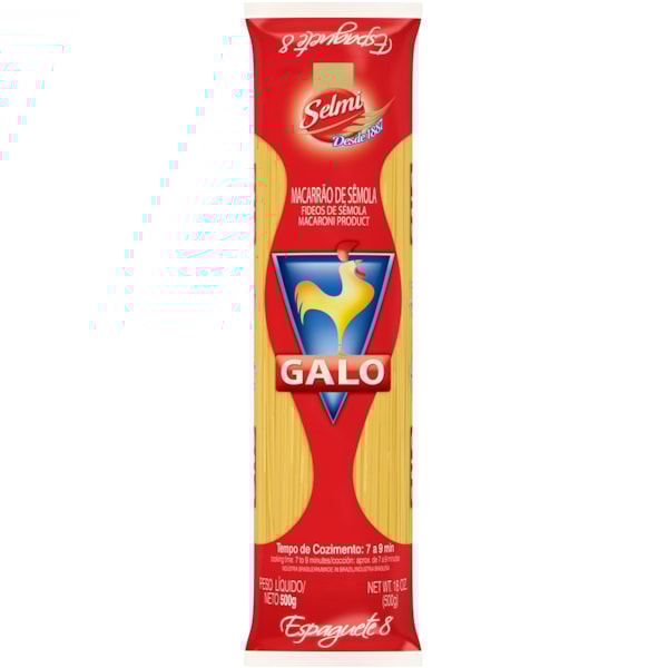image Macarrão Espaguete Sêmola Galo 500G
