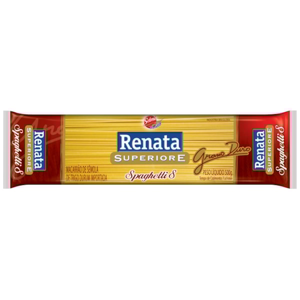 image Macarrão Grano Duro Espaguete Renata 500G