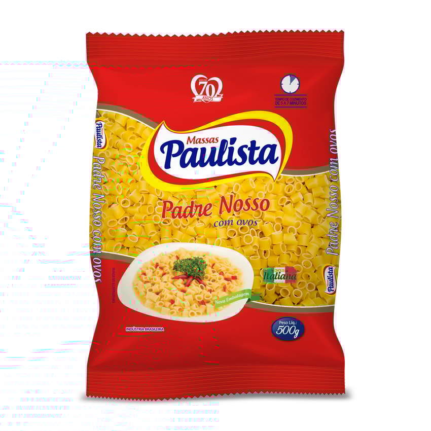 image Macarrão Padre Nosso Ovos Paulista 500G