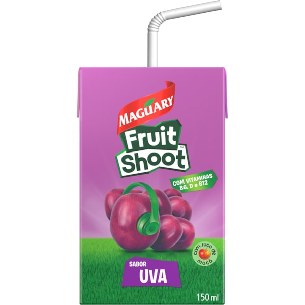 image Maguary Fruit Shoot Bebida De Fruta Uva 27 X 150Ml