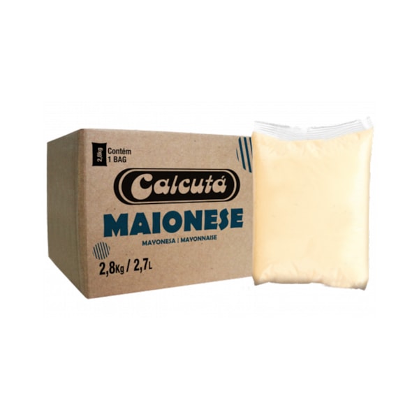image Maionese Calcutá Bag Na Caixa 2,8Kg