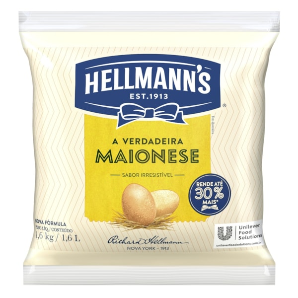 image Maionese Hellmanns Bag 1,6 Kg