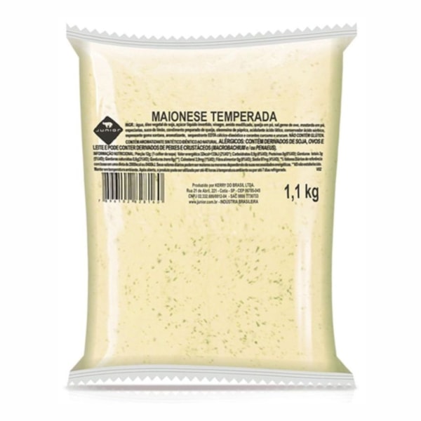image Maionese Temperada Junior Bag 1,1Kg