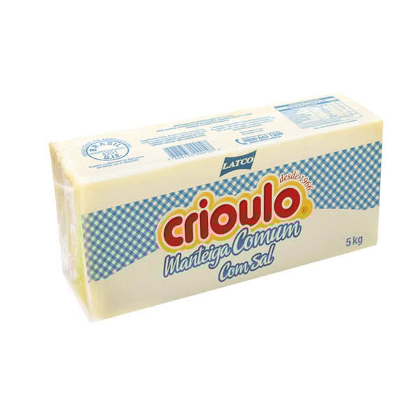 image Manteiga Com Sal Crioulo 5Kg