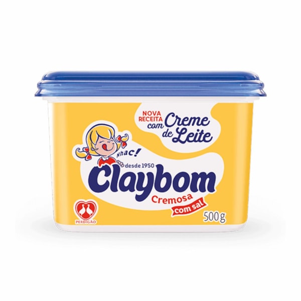image Margarina Com Sal 50% Lipídios Claybom 500G