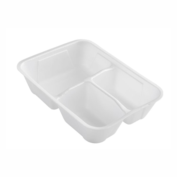 image Marmita 3 Div 900Ml Isopor Ret Sem Tampa Fibraform 100Un Hf90/3F (Tampa 16688)