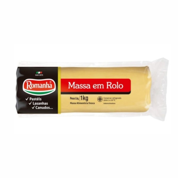 image Massa De Pastel Romanha Rolo 1Kg