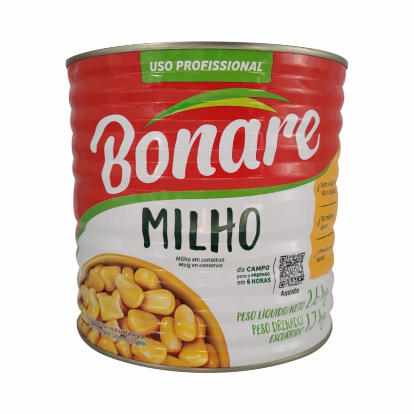image Milho Bonare Lata 1,7Kg