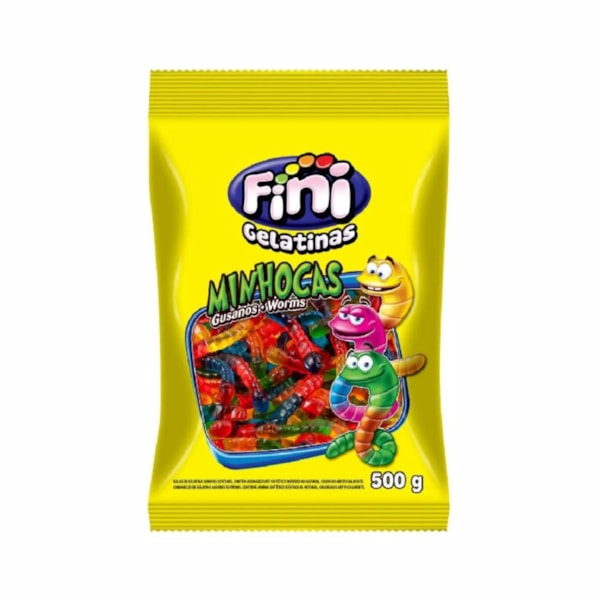 image Minhocas Brilho Fini 500 gr