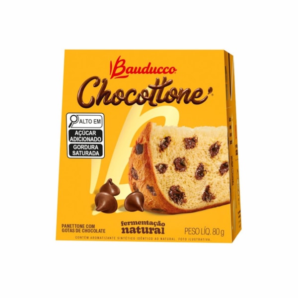image Mini Chocottone Bauducco 80G