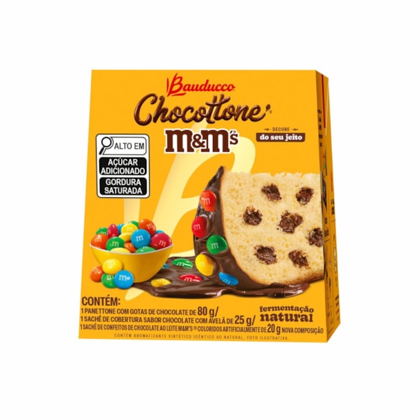 image Mini Chocottone Mm'S Bauducco 80G