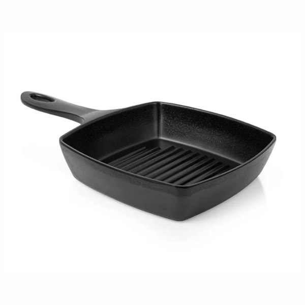 image Mini Frigideira Grill Melamina Preta Gourmet Mix 27Cm