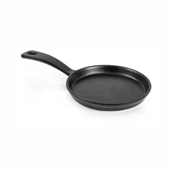 image Mini Frigideira Redonda Melamina Preta Gourmet Mix 22,5Cm