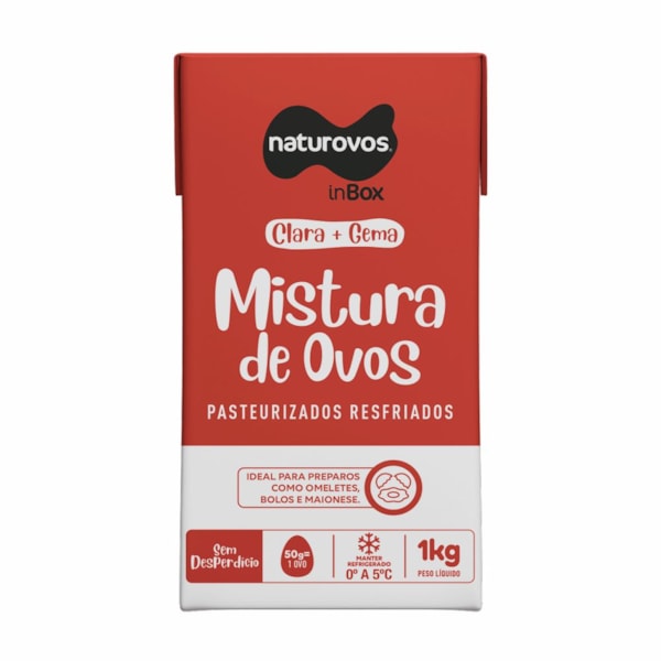 image Mistura De Ovo Pasteurizada Naturovos 1Kg