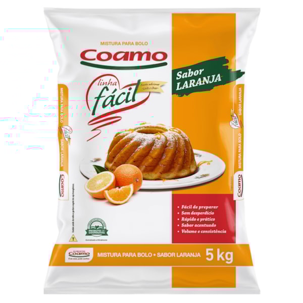 image Mistura P/Bolo De Laranja Coamo 5Kg
