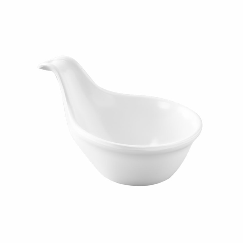 image Molheira C/ Apoio 12 X 8,3 X 6,8Cm 150Ml Branca Melamina Couvert Brinox Un