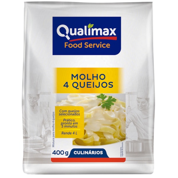 image Molho 4 Queijos Qualimax 400G Rende 4Lt