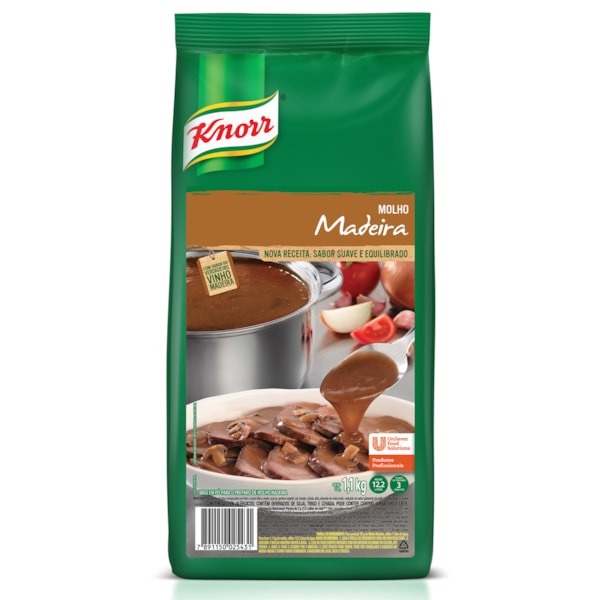 image Molho Madeira Knorr 1,1Kg Rende 12,2Lt