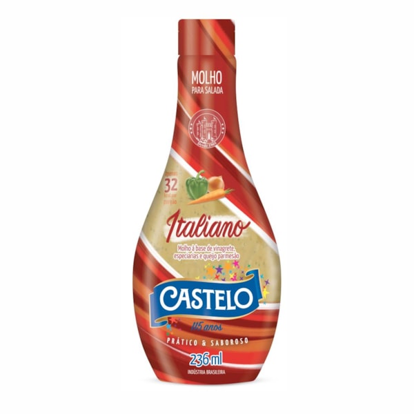 image Molho P/Salada Italiano Castelo 236Ml