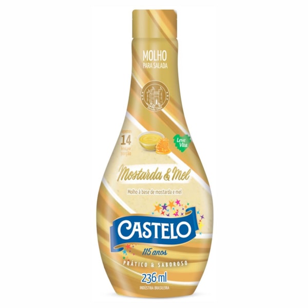 image Molho P/Salada Mostarda E Mel Castelo 236Ml