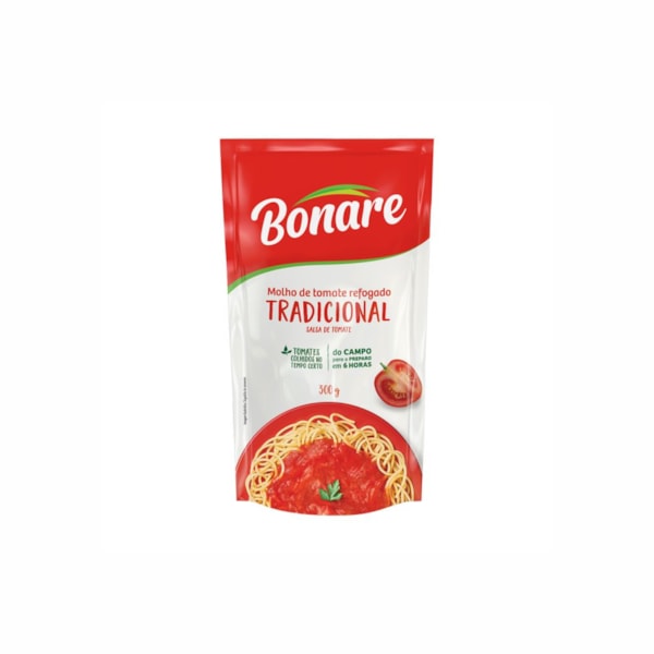 image Molho Tomate Tradicional Bonare Sache 300G