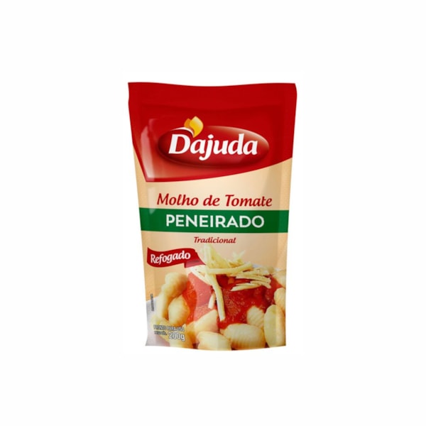 image Molho Tomate Tradicional Peneirado Dajuda Sache 200G