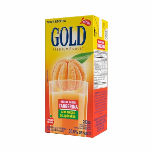 image Néctar 27 X 200Ml Tangerina e Maça  Gold