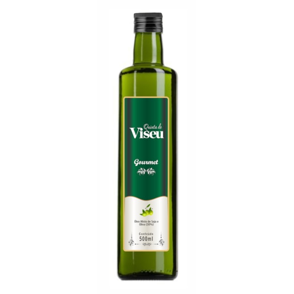 image Óleo Misto Soja 70% Oliva 30% Quinta Do Viseu Garrafa Vidro 500Ml