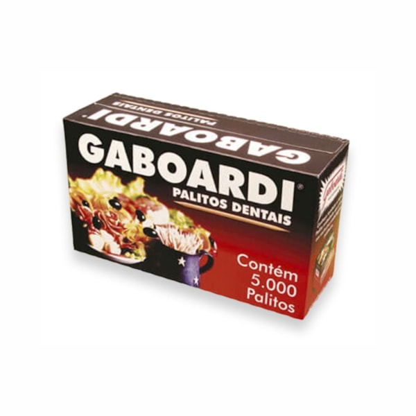 image Palito De Dente De Madeira Gaboardi 5.000Un