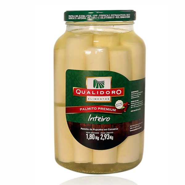 image Palmito Pupunha Tolete 1,8Kg Qualidoro