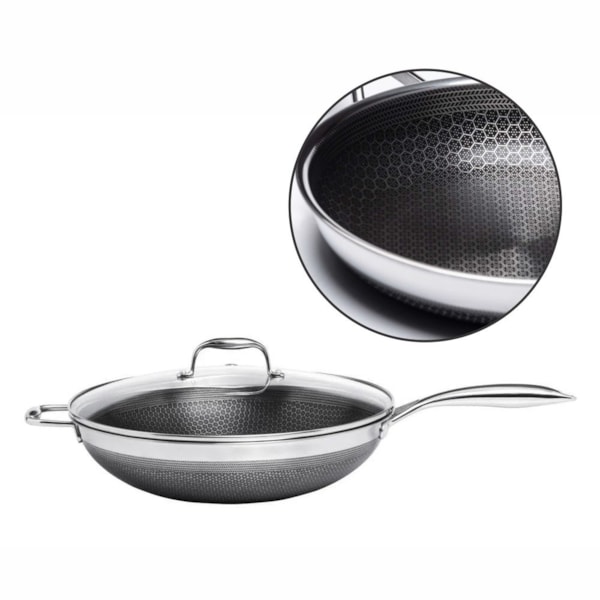 image Panela 34Cm 5,9L Wok Antiaderente Hive - Hive 3357 Oxford