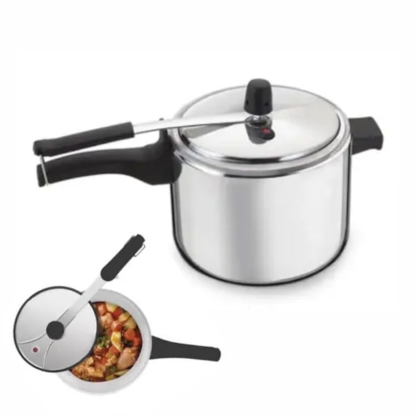 image Panela De Pressão Alumínio 4,5L 20Cm Polida Mr Cook Un