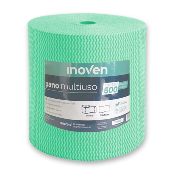 image PANO ROLO VERDE 28CM X 240MT INOVEN