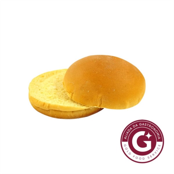 image Pão Brioche P/Hamburguer Gold 6 Paes 60G Assado Congelado