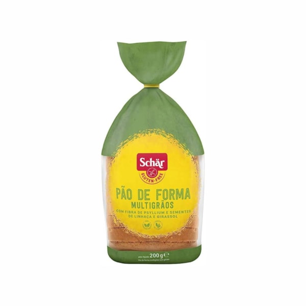 image Pão De Forma Multigrãos Sem Glúten Schar 200G