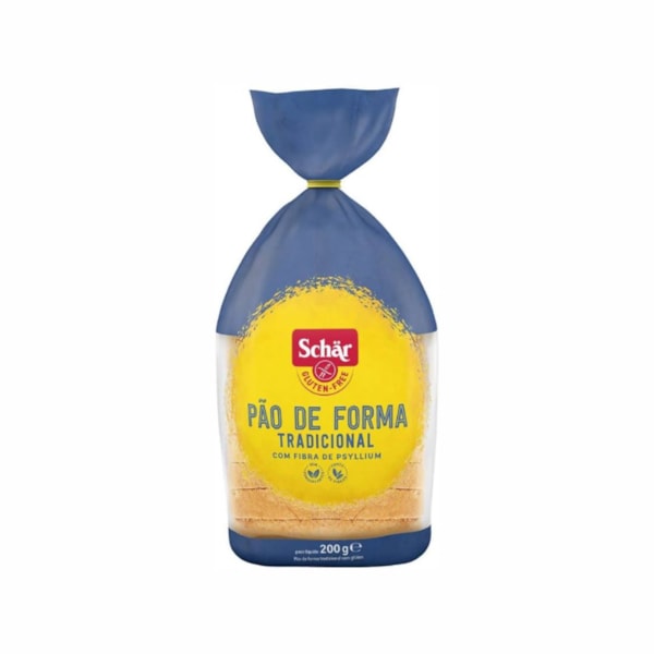image Pão De Forma Tradicional Sem Glúten Schar 200G