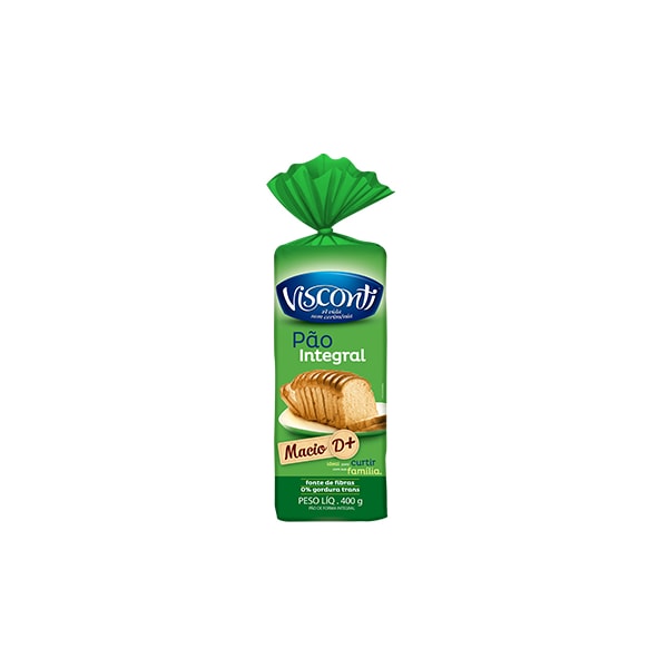 image Pão Fatiado Integral Visconti 400G