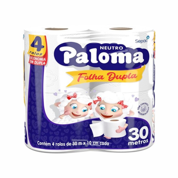 image Papel Hig.  Paloma 4 X 30Mt