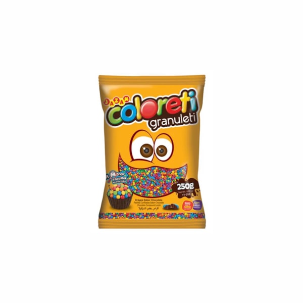 image Pastilhas de Choc Confeitadas Coloreti Granuleti Jazam 250 gr