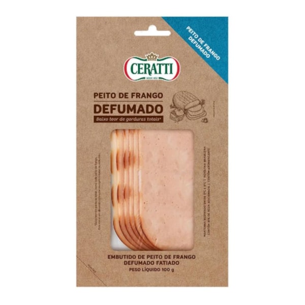 image Peito De Frango Defumado Fatiado Ceratti 100G