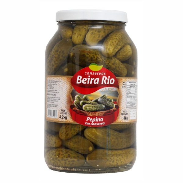 image Pepino Inteiro Beira Rio Vidro 1,8Kg
