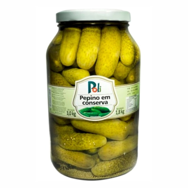 image Pepino Inteiro Poli Vidro 1,8Kg