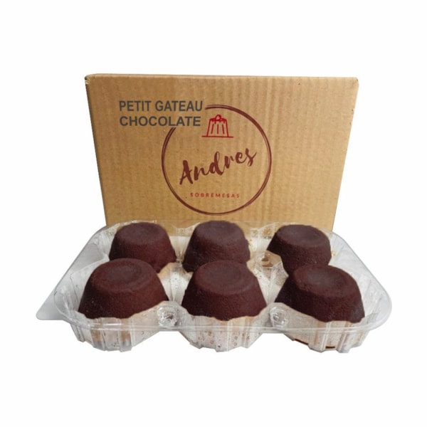 image Petit Gateau Chocolate Congelado Andres 6 X90G